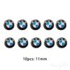 3D Aluminum Decals For BMW 320Li 325Li 330Li 325i E60 E64 E70 E83 E85 E87 E90 E92 E71 10pc 11/14mm Car Key Shell Stickers SXW36