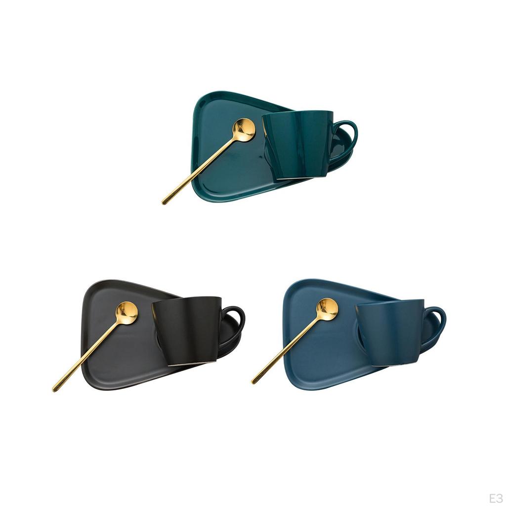 Keramický hrnek na kávu Sada Šálek na cappuccino s podšálkem a lžičkou Džus Novinka na cereálie