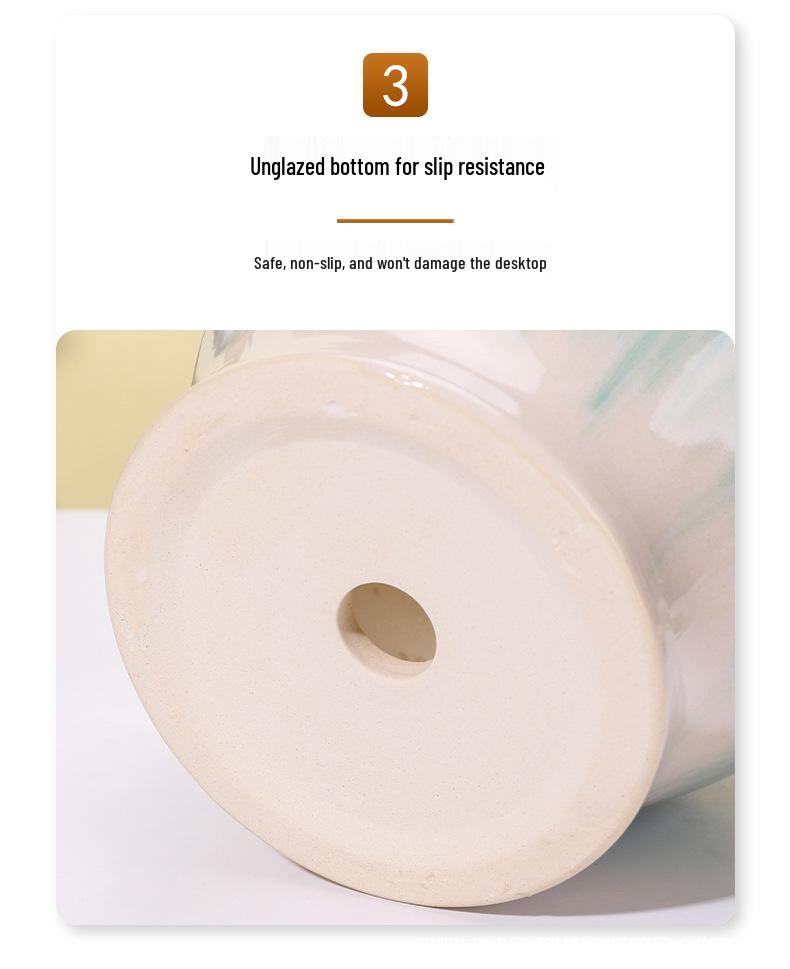 Luxuriöser Keramik-Übertopf im europäischen Stil für Phalaenopsis-Orchideen, für Balkon oder Wohnzimmer