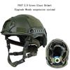 Quick MH Tactical Helmet 1.5kg Fiberglass Wendy's Suspension Pad Helmet Outdoor Activity Protection Training Safety Riot Helmet