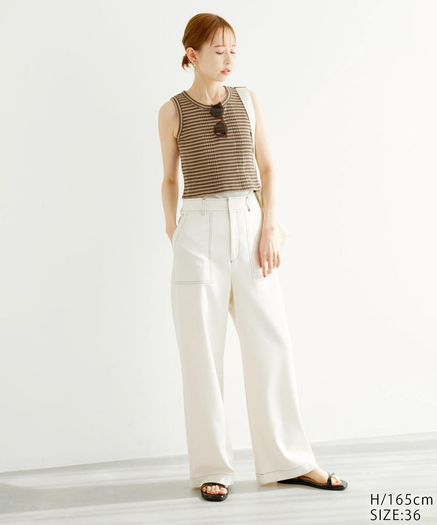 Rope Picnic Tank Brown Choose Your Length Women's Top, (23),