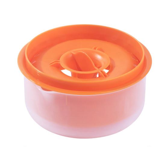 

Удобные, экономящие время кухонные принадлежности, фильтр из нескольких яиц, фильтр для белого желтка из полипропиленового материала для кухонного экстрактора яичного белка оранжевый