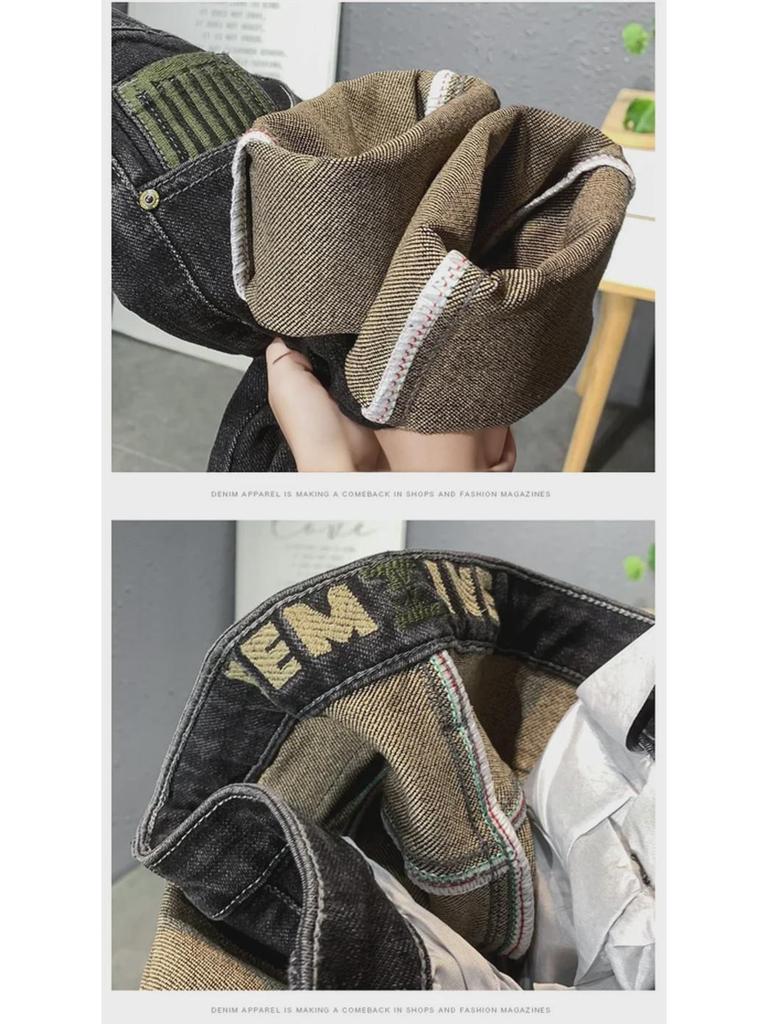 მამაკაცის სლიმ ფით კლასიკური მოდის ბრენდის ჯინსი - ტრენდული, ყველაფერთან შესახამებელი ყოველდღიური შარვალი