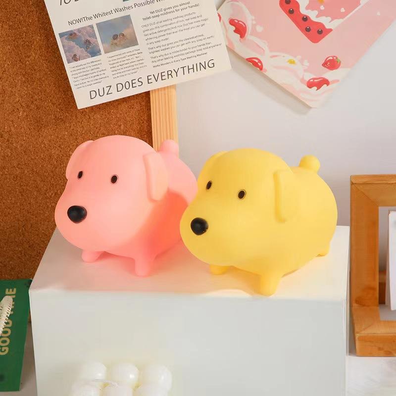 Welpen-LED-Nachtlicht, wiederaufladbare Nachttischlampe, Kinderzimmer, matschige Lichter für Kleinkinder, Babyzimmer