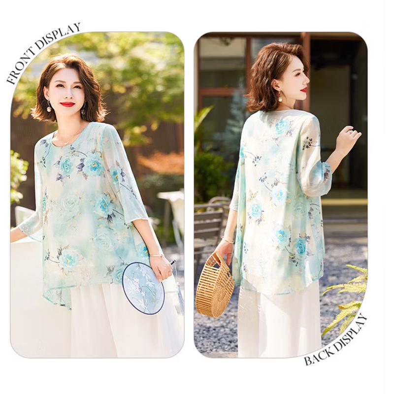 Jianhu Women's Short Sleeve Summer Blouse