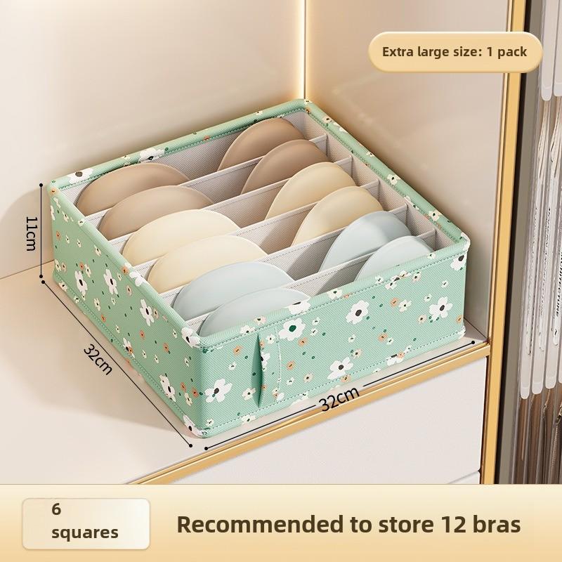 New underwear organizer box Household underwear socks division storage box Student dormitory storage accessories underwear storage box