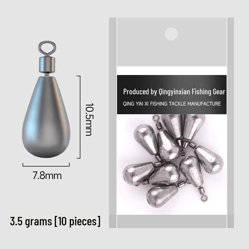 Diaozhizhu Alloy Drop Shot Sinker - Tungsten Steel Alternative for Texas Rig.