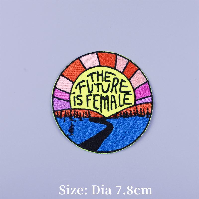 Adventure Camping Thermoadhesive Patches On Clothes DIY Mountain Beach Iron-on Patch For Clothing Travel Sunglasses Appliques