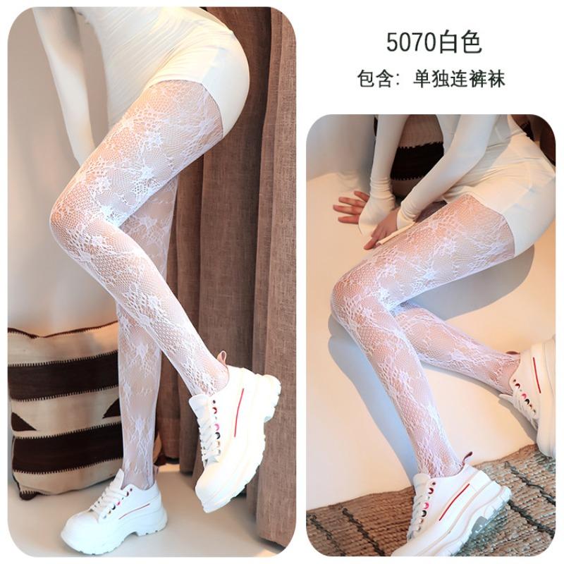 Sexy lingerie, women's sexy seduction leggings, mesh stockings, stockings, one-piece socks.