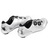 1Pair Outdoor Bike Cycling Shoes Electroplate Silver Vamp Bicycle Road Lock Shoes