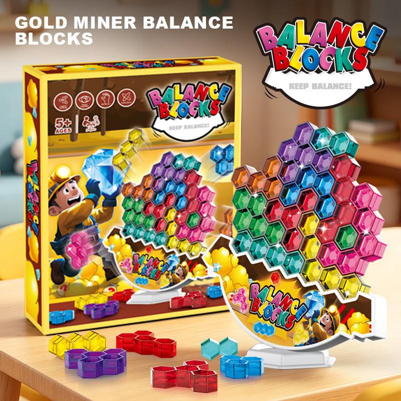Diamond Miner Balance Stacking Blocks With Interactive Fun For Kids And Family Play