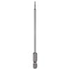 1/3/5pcs Magnetic Hexagonal Driver Socket Screwdriver Bits Metric Flat Tip 1/4" Hex Shank Hex Head Drill Bit 110mm