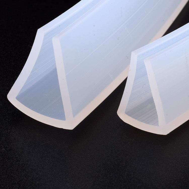 Silicone U-Shaped High-Temperature Waterproof Translucent Sealing and Decorative Strip for Fiberglass Edge Banding and Anti-Collision.