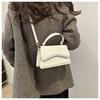 PU Leather Handbag Purse Women's Bag Solid Color Shoulder Crossbody Bags Lady Messenger Small Tote for Women Girls