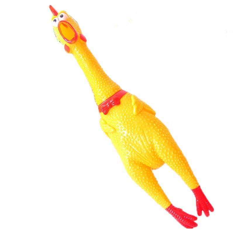 Screaming Chicken Dog Toy
