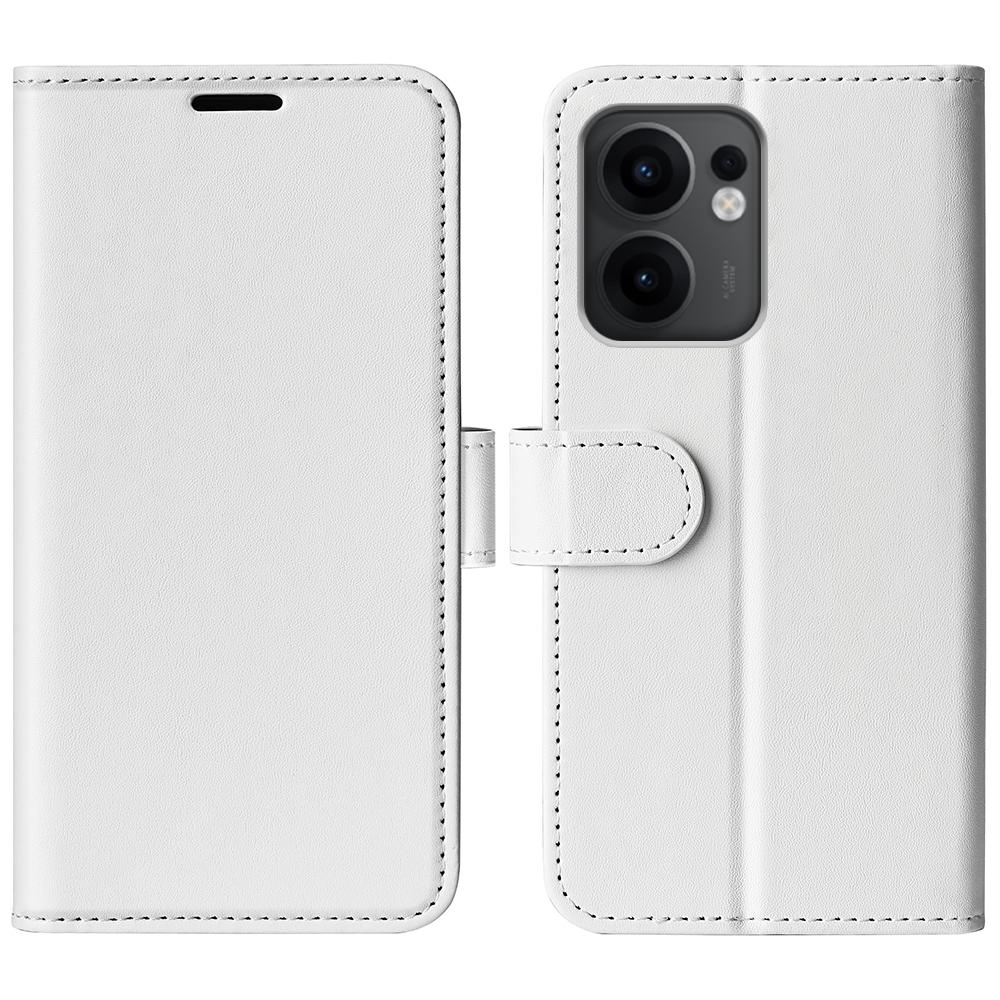 For Oppo Reno13 F 5G Wallet Case Crazy Horse Texture Stand Leather Phone Cover