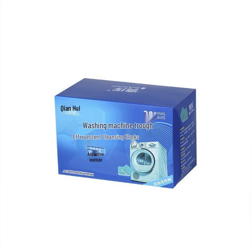 Effervescent Washing Machine Tub Cleaning Tablets - Stain and Descale Remover