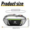 WRELS Lightweight Adjustable Large-capacity Invisible Running Waist Bag,Breathable Mesh Design, Zipper Closure,Ideal for Outdoor Hiking