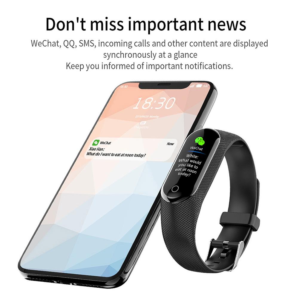 M8 Deportes Smartband Pulsera Bluetooth Frecuencia cardíaca Oxímetro de  sueño Monitoreo de mensajes de fotos Recordatorio de mensajes comprar a  buen precio — entrega gratuita, reseñas reales con fotos — Joom