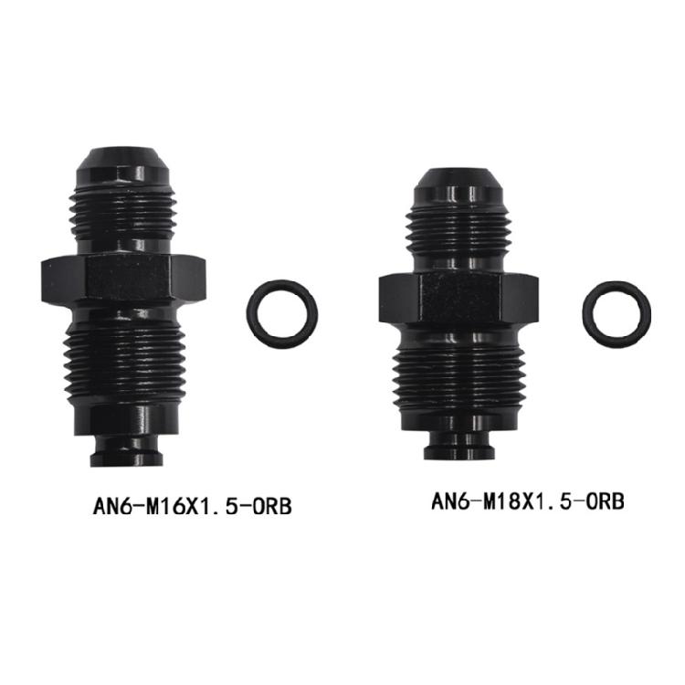 Heavy Duty M16 and M18x1.5 Adapter Pair Crafted From Corrosion Resistant Aluminum Alloy for Motorcycle Car Air Conditioning Units