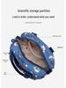 Autumn Print Nylon Women's Lightweight Korean Style Crossbody Handbag