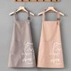 Household kitchen apron waterproof and oil-proof women's fashion new foreign style Internet celebrity apron waist catering cooking overalls
