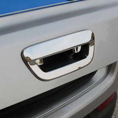 Color My Life Car Chrome Rear Trunk Door Handle Cover Back Trunk Door Bowl Covers Sticker For Jeep Compass 2017 2018
