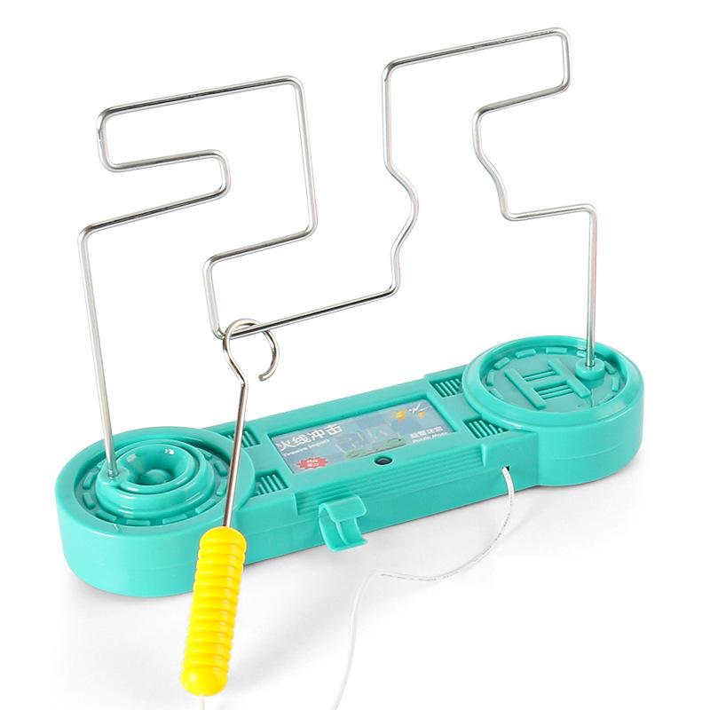 Electric Touch Maze Fire Line Impact, Children'S Educational Concentration Training Table Games Against Electric Toys