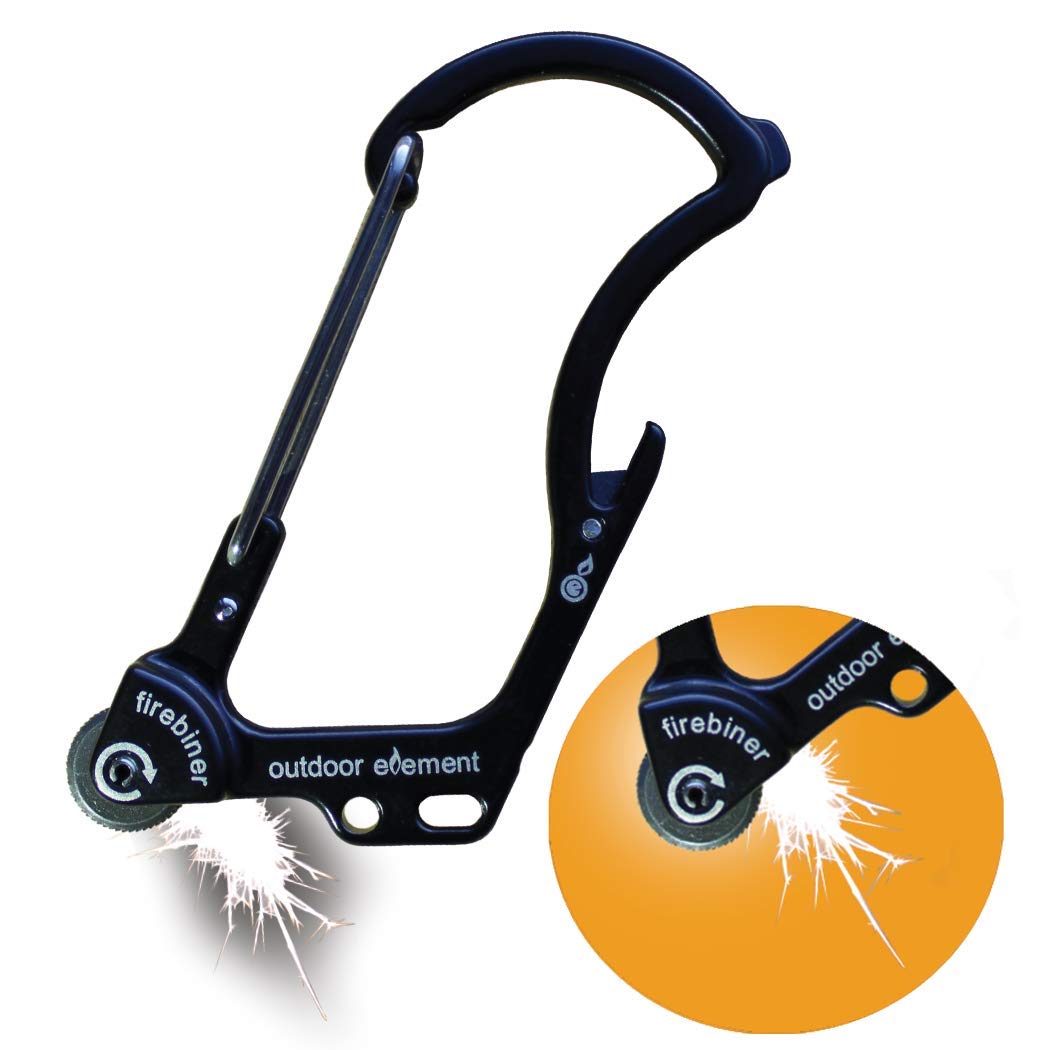 

OUTDOOR ELEMENT Карабин для наружного использования Fire Biner Black x Forest Genuine 61101 Multi-Tool [Японский продукт]