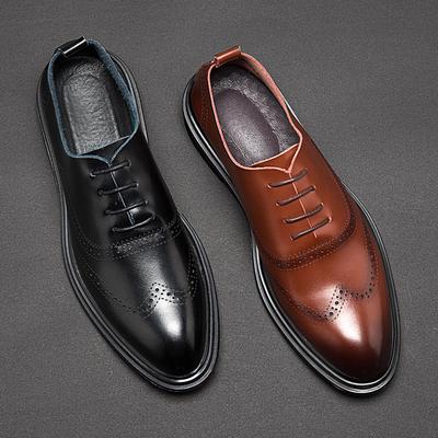 Męskie buty wizytowe Wygodne modne oryginalne skórzane buty Męskie codzienne buty biznesowe casualowe formalne męskie buty wizytowe obuwie
