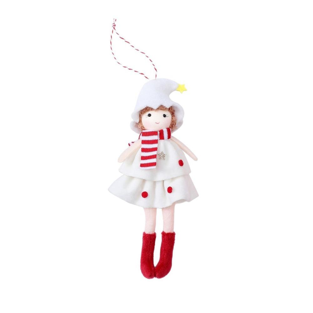 Angel Girl Cloth Christmas Angel Doll Skirt Shape Cute Christmas Girl Pendant Hanging Pendants Angel Girl Pendant Home Decor