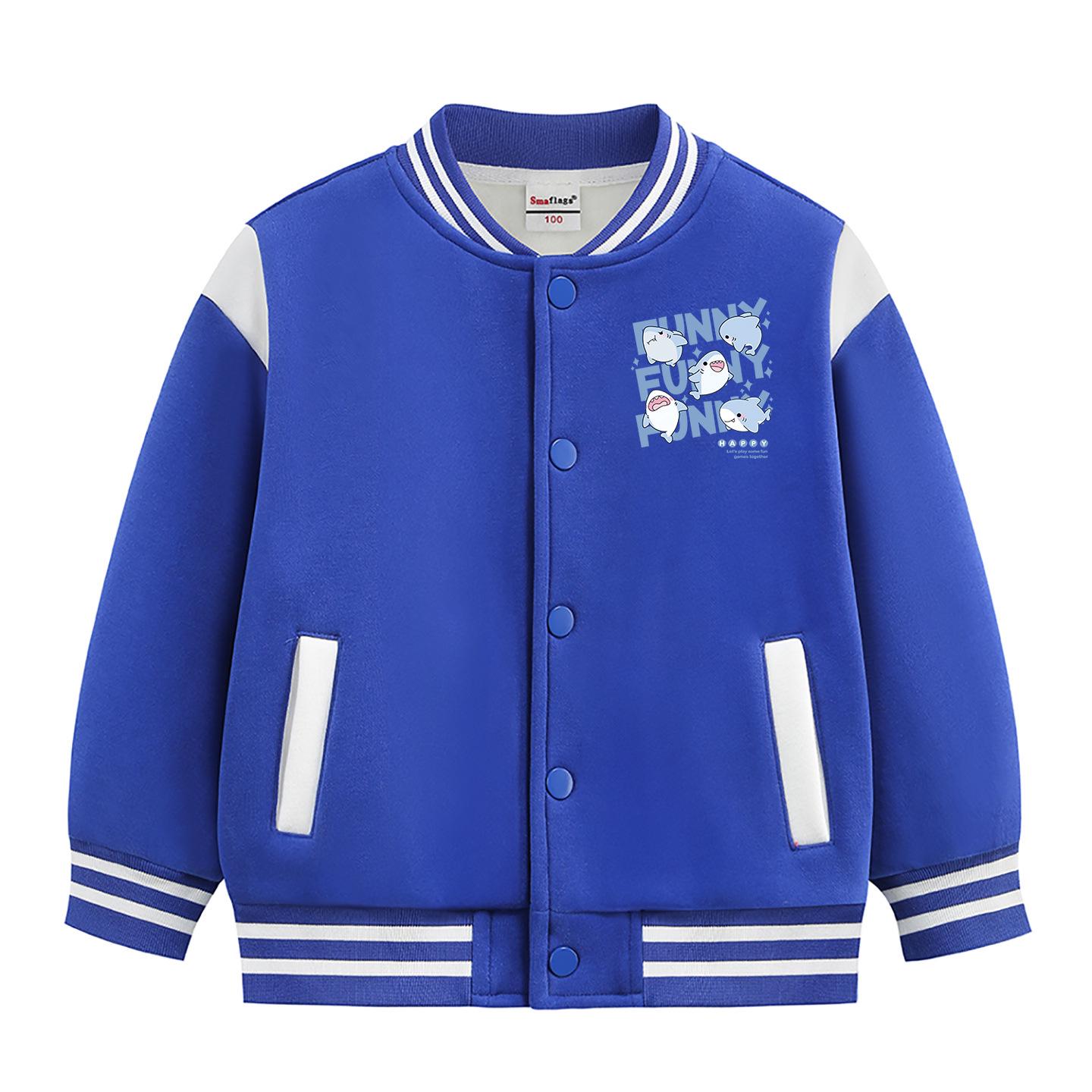 

Children s Fleece-Lined Baseball Jacket: Stylish Autumn/Winter Coat for Boys and Girls, 2026 New Release 90cm (Height 80-90cm)