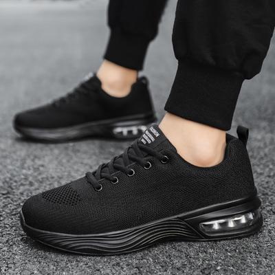 New Popcorn Soft Sole Lightweight Breathable Shock Absorption Anti-slip Wear Wear Lace-up Sports Casual Shoes Men Jogging Shoes