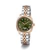 [Gc] Two-Tone Green Flare Cushion Lady (Z44004L3) Women's Watch
