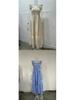 European American Women's Retro Plaid Sleeveless Maxi Dress with Thin Straps & Ruffles