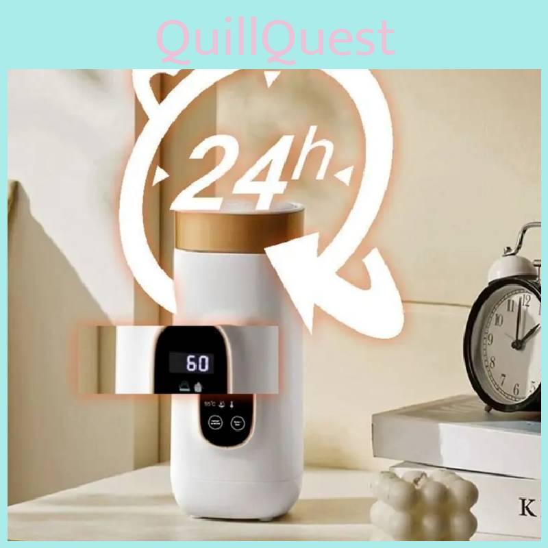 Electric Portable Water Cup Withtemperature Display Suitable For Daily Travel