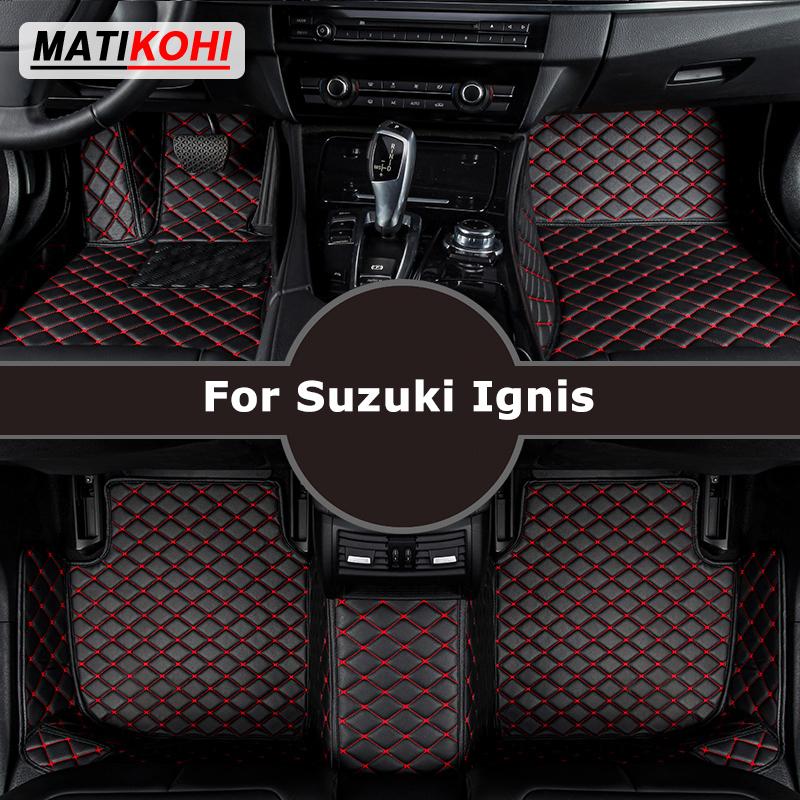 

MATIKOHI Custom Car Коврики для Suzuki Ignis 2015-2023 Авто Коврики для ног Coche Аксессуары