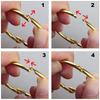 24 Pack Curtain O-Rings Multifunctional Purpose Decorative Metal Shower Curtain Rings Rustproof Iron Bath Drape Loop Smooth