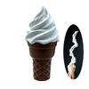 3D Printed Ice Cream Retractable Sword Simulated Dessert Telescopic Toy Creative Fidget Stress Relief Prank Props Novelty Gift