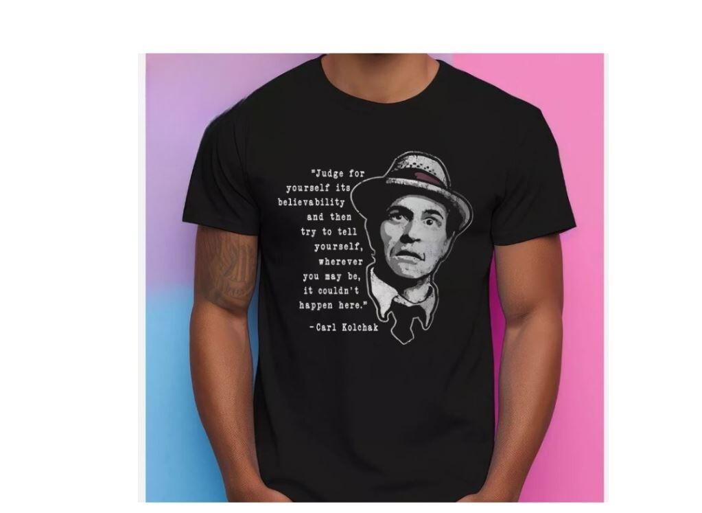 Carl Kolchak The Night Stalker Quote T-shirt L