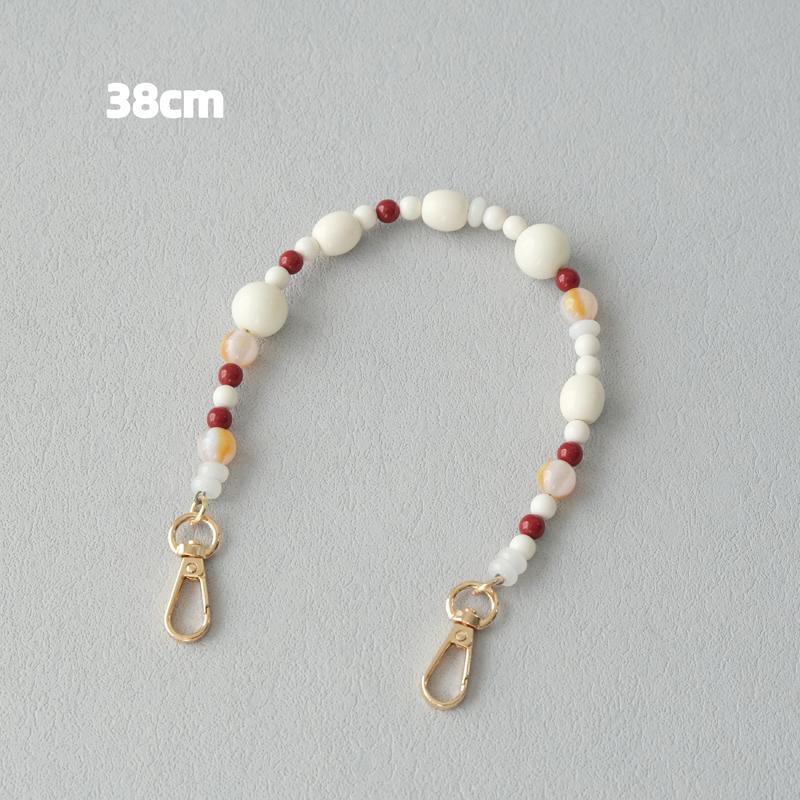 Новая Мода Женская Сумка Аксессуар Съемные Цепи из Конфетных Бусин Милый Акриловый Роскошный Ремешок Женская Элегантная Сумка Плечевая Ручка Цепь 38CM