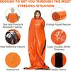 Emergency Insulated Sleeping Bag, Single Person Extended Camping Survival First Aid Blanket, Waterproof And Windproof Outdoor Portable Equipment