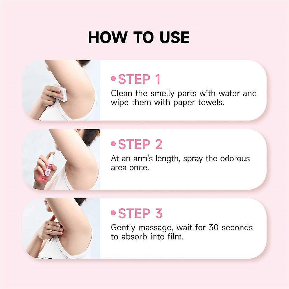 Sakura Underarm Deodorant Spray - Deodorant Spray Up Underarms Antiperspirant 30ml, Underarm Deodorant For Men, Underarm Deodorant For Women Spray