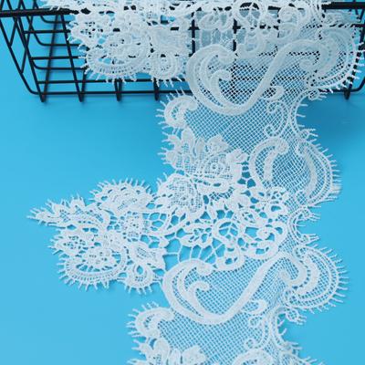 Water Soluble Hollow Milk Silk Large Lace Eyelashes Lace Home Curtains Women'S Accessories Embroidery Barcode