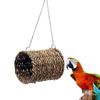 Grass Weaved Grass Hamster Hammock Summer Bird Tunnel Bed Bird House Grass Tunnel Hammock  Playing