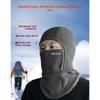 Men's and Women's Autumn and Winter Outdoor Cold Protection, Face and Neck Protection Integrated with Thick Velvet Riding Windproof Face Mask