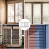 80 Pieces Plantation Shutter Repair Kit, Shutter Fasteners Louver Hardware Kit Window Blind Tilt Rod Staples Louvers Staples for Blind Repairing (1.6