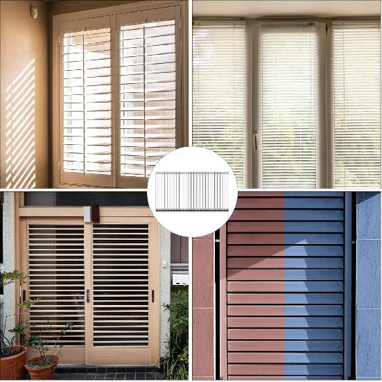 80 Pieces Plantation Shutter Repair Kit, Shutter Fasteners Louver Hardware Kit Window Blind Tilt Rod Staples Louvers Staples for Blind Repairing (1.6