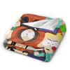 Soft Warm Blanket Southes Cartoon Parks Boy Girl Plush Throw Blanket Street Trend Couch Bed Flannel Bedspread Sofa Bed Cover