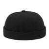 Casual Wear Cotton Brimless Hat Solid Color Vintage Brimless Skullies Cap Breathable Beanie Cap Unisex
